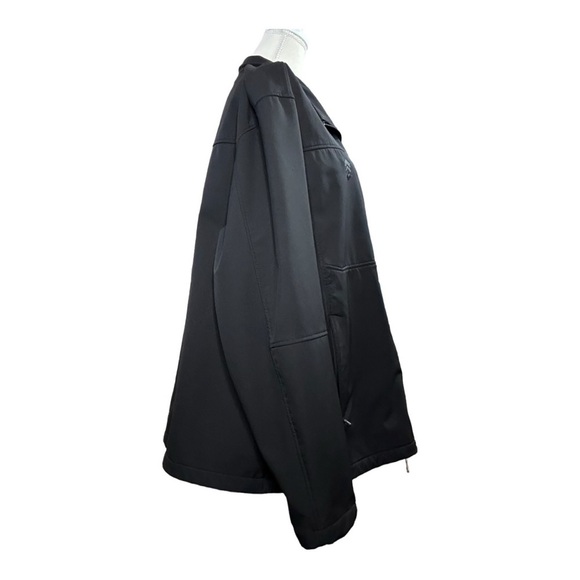 Free Country Black Jacket Softshell water/wind Resistant XXL (50-52) - Picture 4 of 6